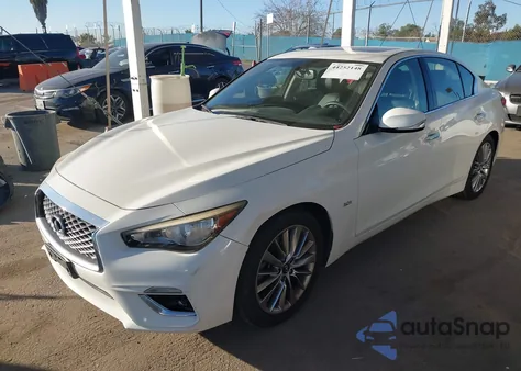 2018 Infiniti Q50 3.0T Luxe from USA, damaged, VIN JN1EV7APXJM364760